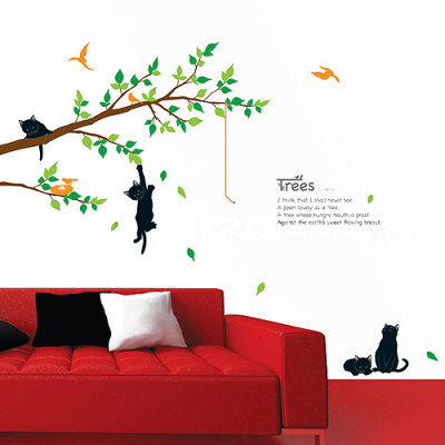 Дизайн Интерьера - Страница 9 Kitten-poem-tree