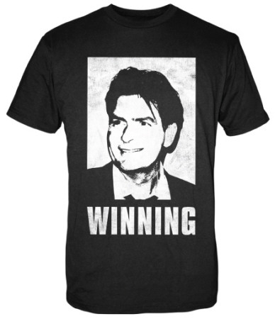 charlie sheen winning. Charlie Sheen - Winning T-