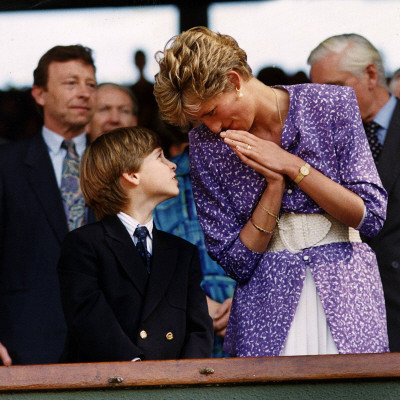prince william and diana photos. Prince William with Diana