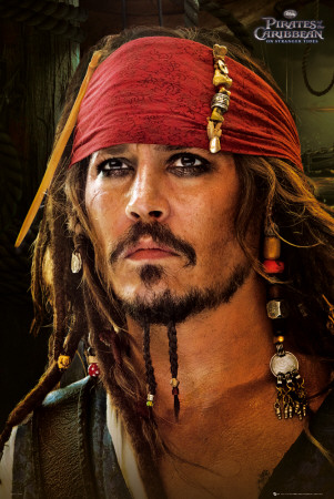 Pirates of the Caribbean On Stranger Tides Jack Sparrow Poster