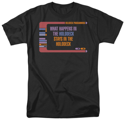 Star Trek - What Happens In The Holodeck Shirt