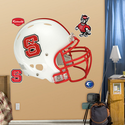 NC State Football Helmet Fathead