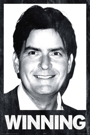 pictures of charlie sheen 2011. charlie sheen winning picture.