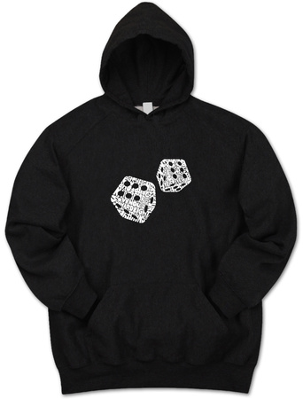 Hoodie: Dice out of Crap Terms Pullover Hoodie