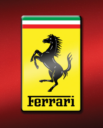 Ferrari Logo Mini Poster