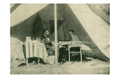 President Lincoln and General McClellan Prints