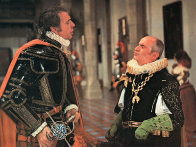 Louis de Funès and Yves Montand: La Folie Des Grandeurs, 1971 Photographic Print by Marcel Dole