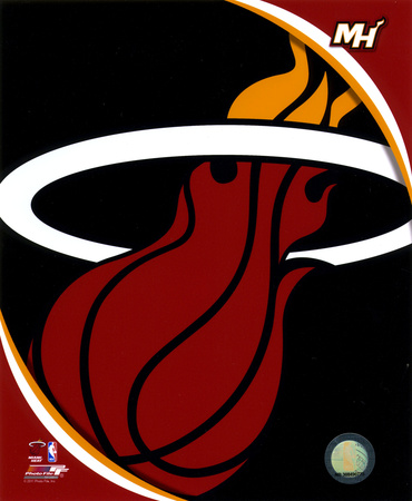 Roster Miami Heat on Miami Heat   Miami Heat Team Logo Fotograf  A En Allposters Es