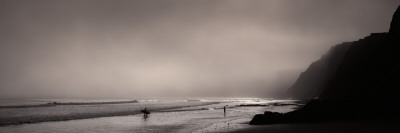 Surfers on the Beach, Point Reyes National Seashore, Marin County, California, USA Photographic Print