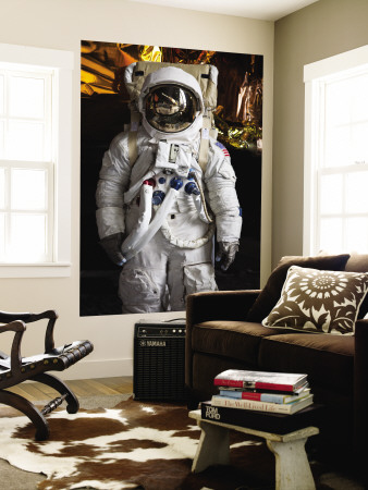 Astronaut Moonwalk Suit at the U.S. Space & Rocket Center, Huntsville, Alabama, USA Wall Mural by Walter Bibikow