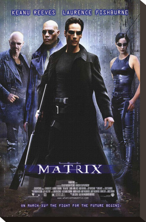 The Matrix Stretched Canvas Print