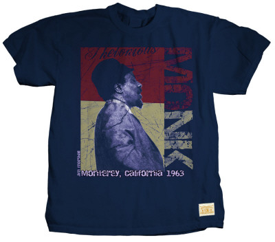 Thelonious Monk - Monterey T-shirts by Jim Marshall