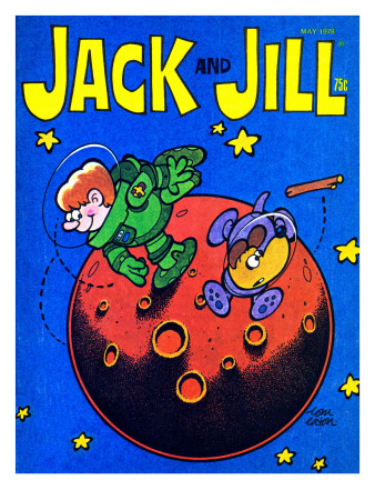 Space Fetch - Jack and Jill, May 1978 Giclee Print by Tom Eaton