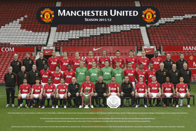 Manchester United-Team Photo-2011-2012 Posters