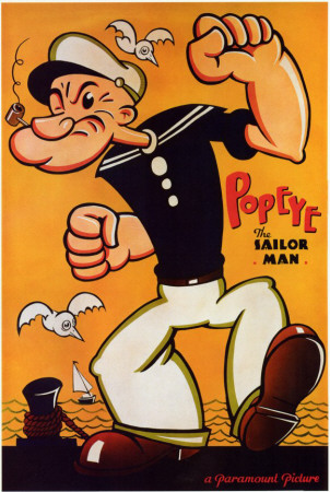 Popeye the Sailor Man Masterprint