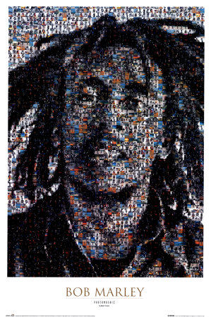 Bob Marley Mosaic Posters