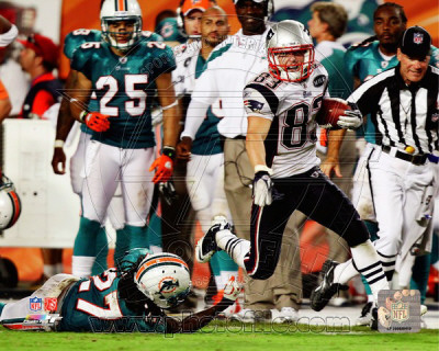 Wes Welker 99 Yard Touchdown Reception 2011 Action Photo