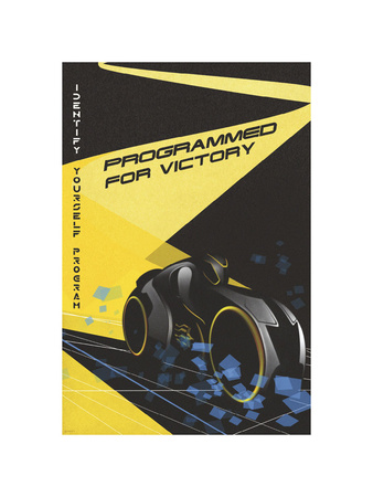 Tron Legacy: Programmed for Victory Giclée-Druck
