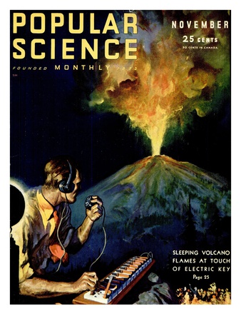 Front Cover of Popular Science Magazine: November 1, 1930 Posters