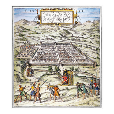 Peru: Cuzco, 1572 Giclee Print