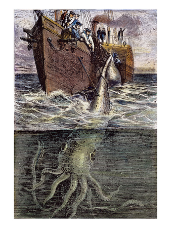 Sea Monster Giclee Print