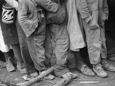 Flood Refugees, 1937 Photographic Print by Walker Evans