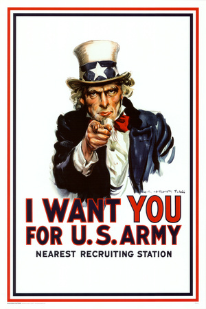 I Want You - Uncle Sam Poster