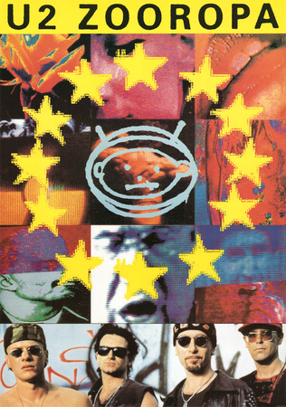 U2 Zooropa Music Poster Print Photo