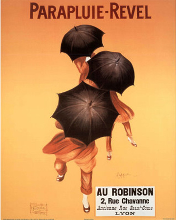 Leonetto Cappiello Parapluie Revel Umbrellas Art Print Poster Poster