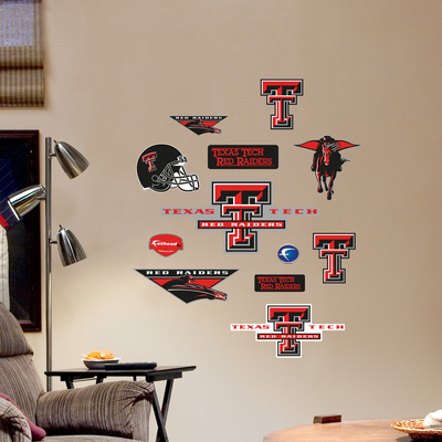 Texas Tech Jr. Logosheet Wall Decal