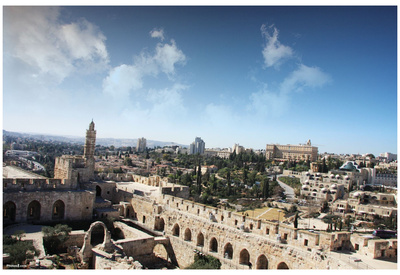 Jerusalem (West Jerusalem Walls) Art Poster Print Poster