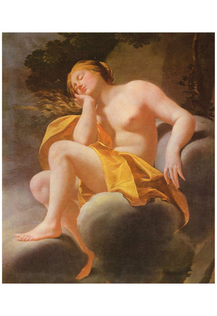 Simon (workshop) Vouet (Sleeping Venus on Clouds) Art Poster Print Print