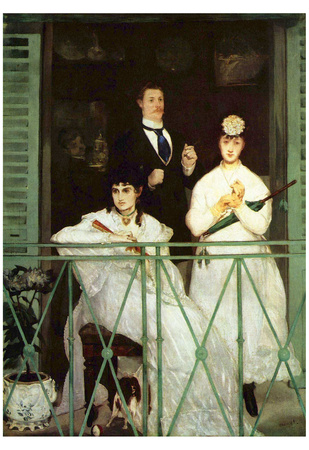 Edouard Manet (The balcony) Art Poster Print Poster