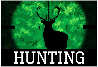 Hunting Green Buck Poster Print Photo