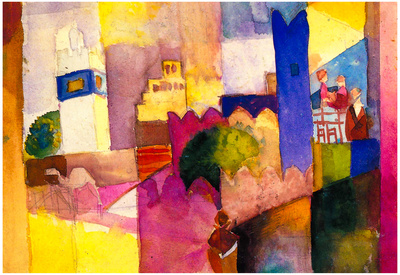 August Macke Kairouan Art Print Poster Posters