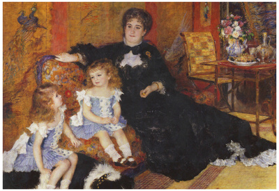 Pierre Auguste Renoir Madame Charpentier and her Children Art Print Poster Posters