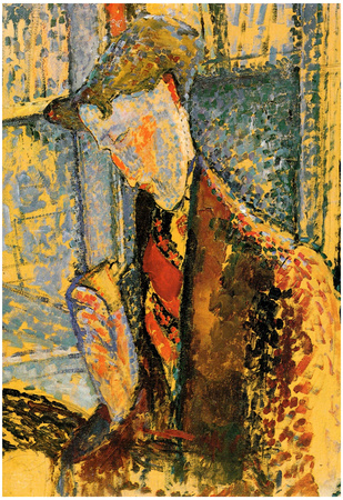 Amadeo Modigliani Portrait of Frank Burty Haviland 2 Art Print Poster Posters