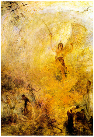 Joseph Mallord Turner Angel in the Sun Art Print Poster Poster