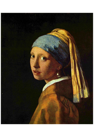 Jan Vermeer van Delft (The girl with the pearl) Art Poster Print Prints