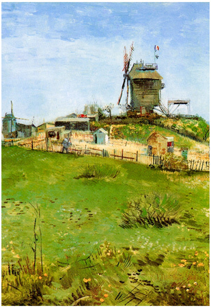 Vincent Van Gogh Le Moulin de la Galette 4 Art Print Poster Print