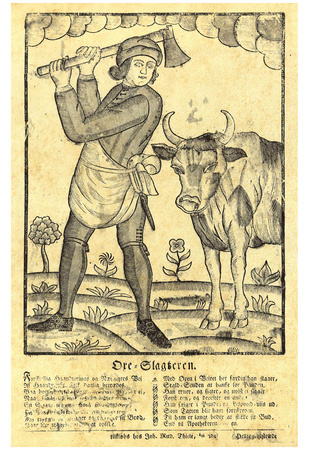 Thomas Borup (The butcher steers) Art Poster Print Print