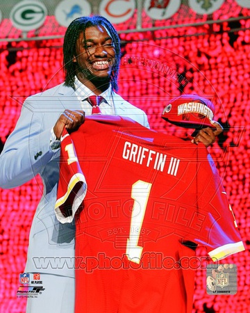 Robert Griffin III (RG3) 2012 NFL Draft 2 Draft Pick Photo