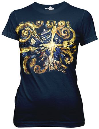 Juniors: Doctor Who - Van Gogh The Pandoric Opens T-shirts