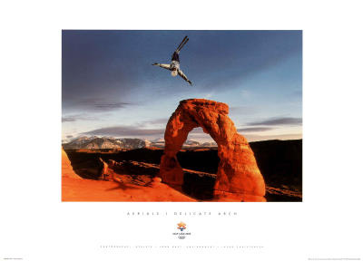 Aerials Delicate Arch 2002 Salt Lake City Olympics Posters