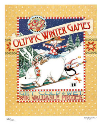 2002 Winter Olympics Get Cold & Wet Salt Lake City Posters