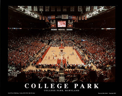 College Park Maryland Comcast Center NCAA Sports Prints by Mike Smith