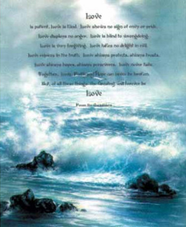 Corinthians (Bible Quote) Art Poster Print Posters