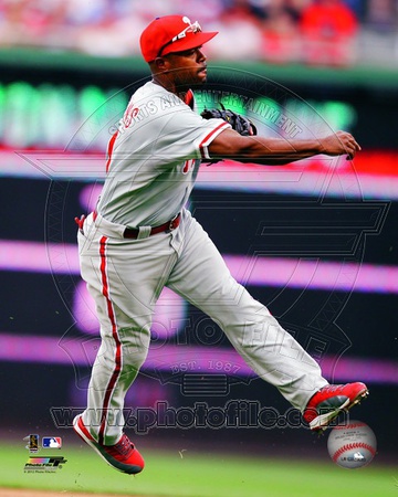 Jimmy Rollins 2012 Action Photo