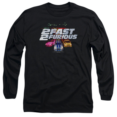 Long Sleeve: 2 Fast 2 Furious - 2 Fast Logo T-Shirt