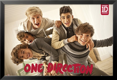  Direction Posters on One Direction Group Laminiertes Gerahmtes Poster